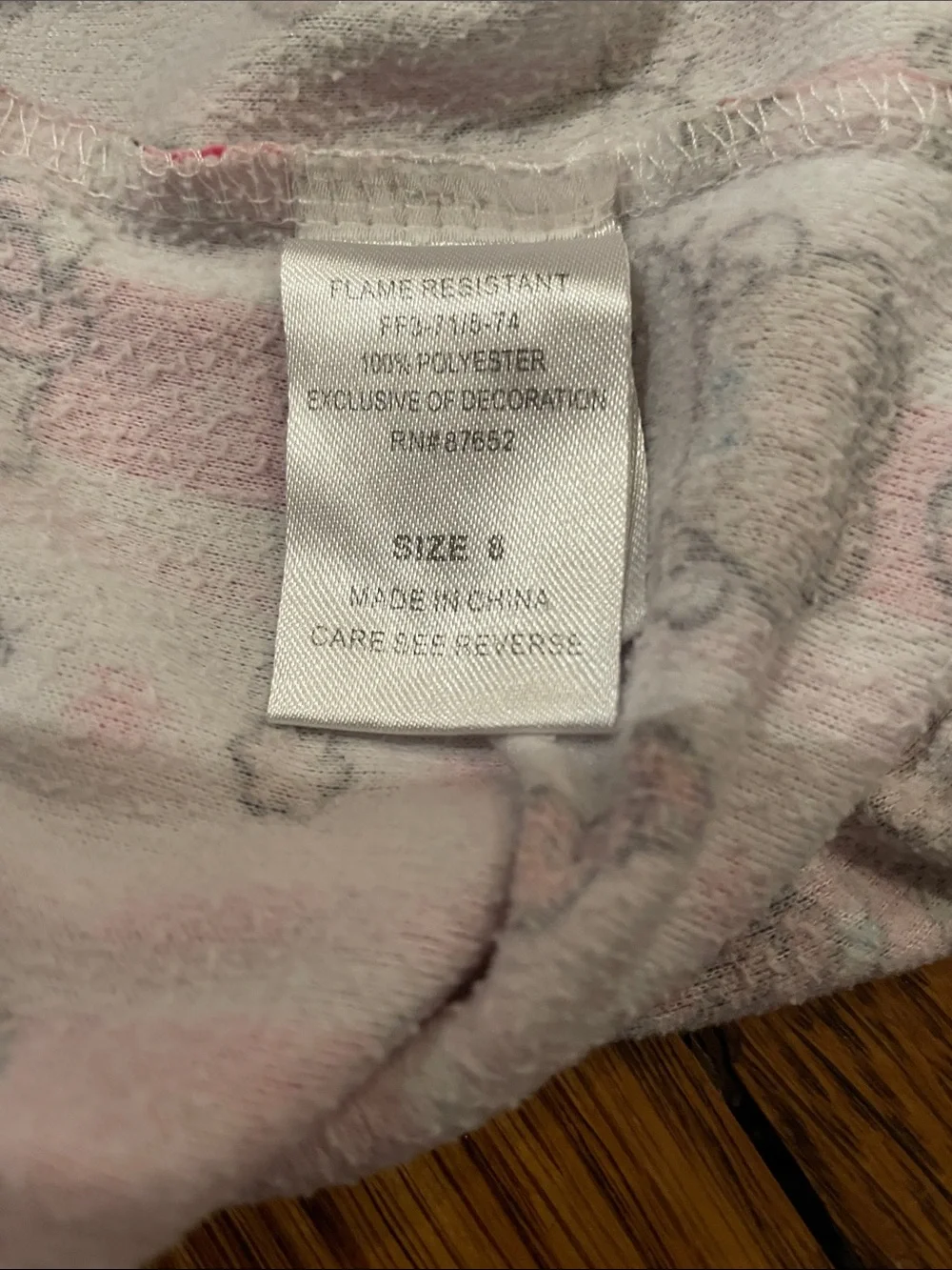 Sanrio Pink and White Hello Kitty Striped Holiday Nightgown